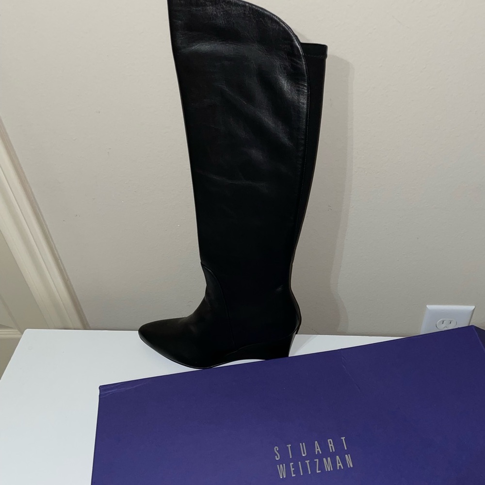 Stuart Weitzman Leather Knee High Boots